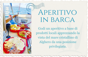 cartolina aperitivo in barca